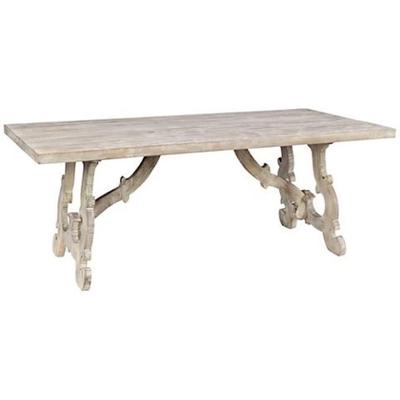 Ivy Whitewashed Dining Table b