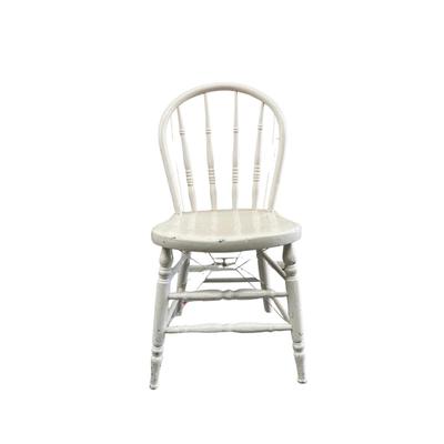White Spindle Chair