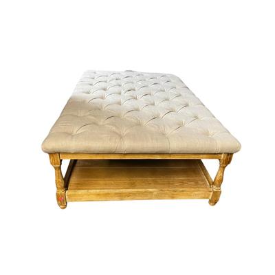 Linen Ottoman