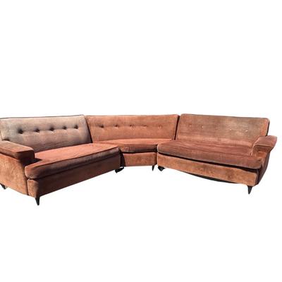 Brown 3 Piece Sofa