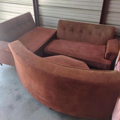 Brown 3 Piece Sofa