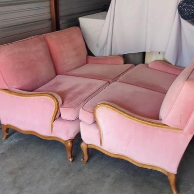Pink Loveseat b