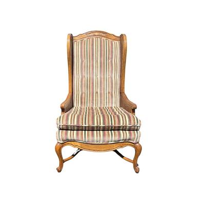 Stripe High Back Chair
