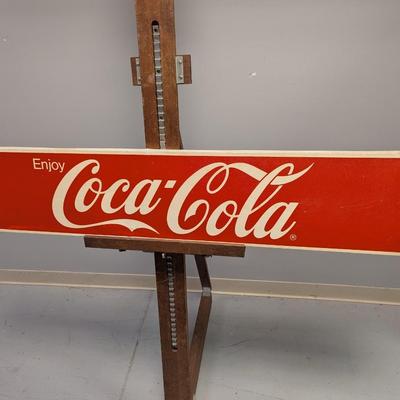 Vintage Metal Hanging Coca-Cola Sign