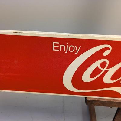 Vintage Metal Hanging Coca-Cola Sign