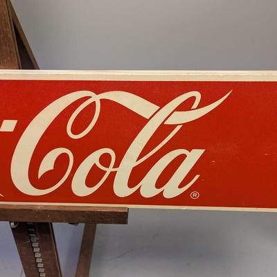Vintage Metal Hanging Coca-Cola Sign
