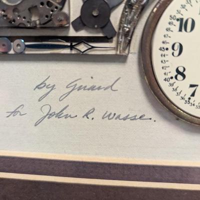 Girard Sensoli Chrysler Folk Art Vintage Elgin Watch Parts Clock