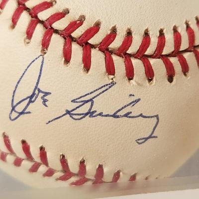 Joe Ginsberg Baltimore Orioles OMLB Signed Autographed Baseball In Collectors Case