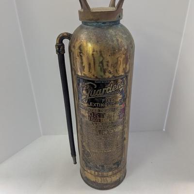 Vintage Made In USA Guardene Fire Extinguisher
