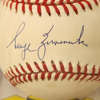 George Zuverink Baltimore Orioles OMLB Signed Autographed Baseball In Collectors Case