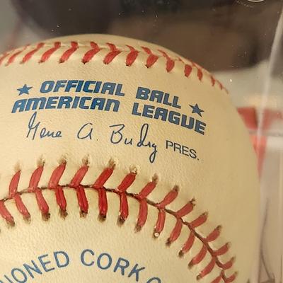 Davey Lopes Baltimore Orioles OMLB Signed Autographed Baseball In Collectors Case