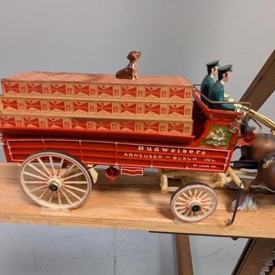 Budweiser Anheuser Busch Wagon & Clydesdale Horses