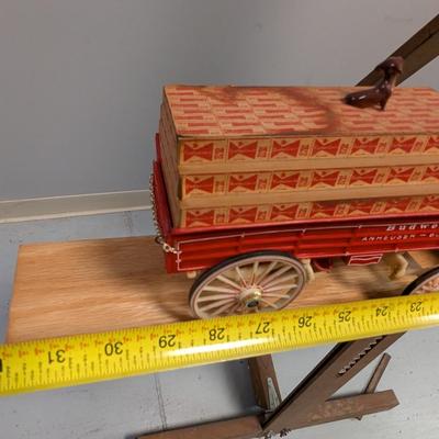 Budweiser Anheuser Busch Wagon & Clydesdale Horses