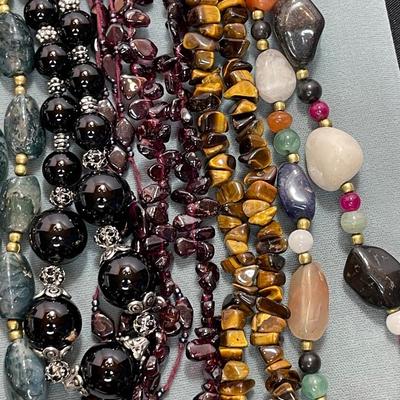 Gemstone Necklace Lot
