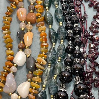 Gemstone Necklace Lot