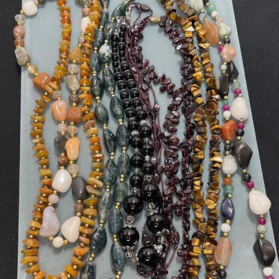 Gemstone Necklace Lot