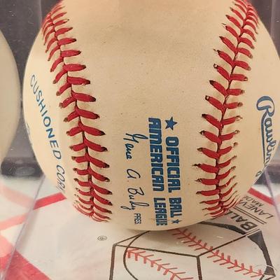 Kelly Gruber Baltimore Orioles OMLB Signed Autographed Baseball In Collectors Case