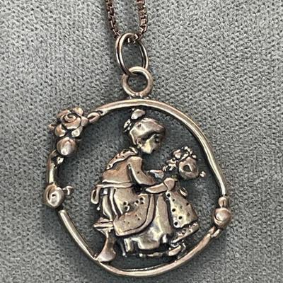 Sterling Silver Mary Englebreit Necklace