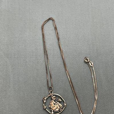 Sterling Silver Mary Englebreit Necklace