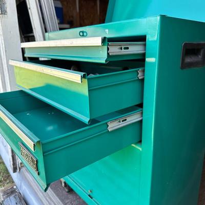 Master Mechanic Rolling Tool Cabinet with Tools