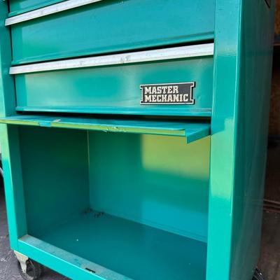 Master Mechanic Rolling Tool Cabinet with Tools