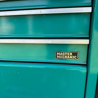 Master Mechanic Rolling Tool Cabinet with Tools