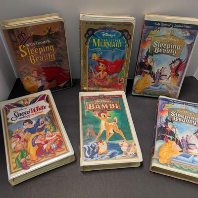 Vintage Walt Disney VHS Tapes