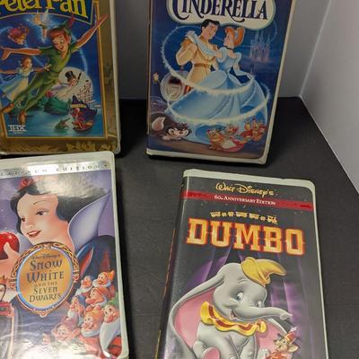 Vintage Walt Disney VHS Tapes