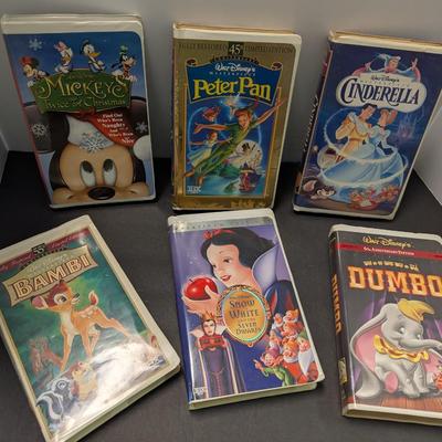 Vintage Walt Disney VHS Tapes