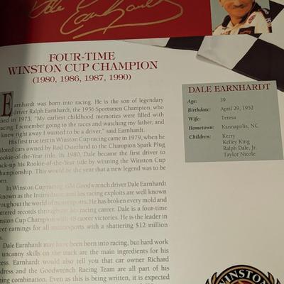 Winston Motor Sports 20th Anniversary Pamphlets Adhesive Signs