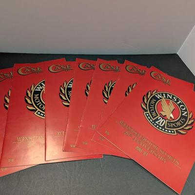 Winston Motor Sports 20th Anniversary Pamphlets Adhesive Signs