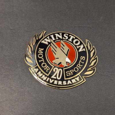 Winston Motor Sports 20th Anniversary Pamphlets Adhesive Signs