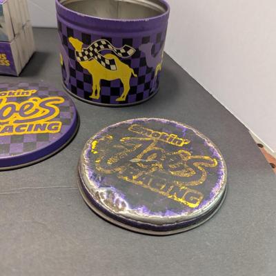 Vintage Joe Cool Camel Racing Tins & Some Matches