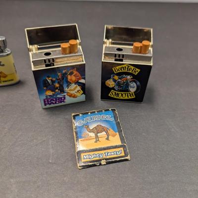 Camel Lighters Matches & Belt Holder