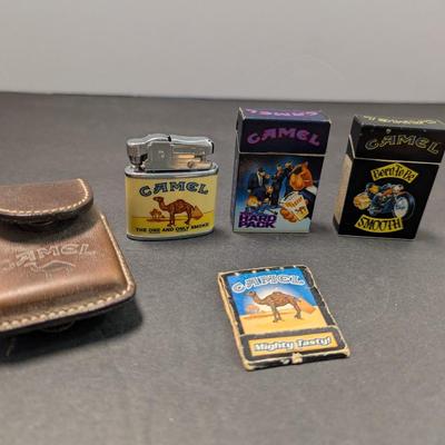 Camel Lighters Matches & Belt Holder