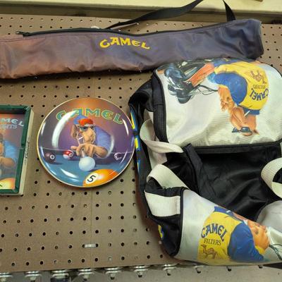 Camel Collectibles Ashtray Plate Gym Bag