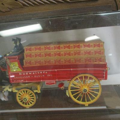 Vintage Hanging Budweiser Bar Light Clydesdale Horses