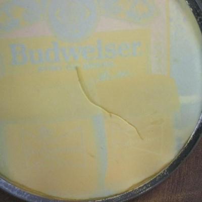 Vintage Hanging Budweiser Bar Light Clydesdale Horses