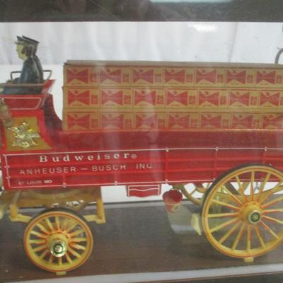 Vintage Hanging Budweiser Bar Light Clydesdale Horses