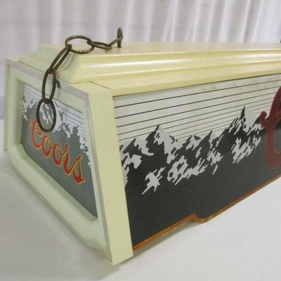 Vintage Hanging Coors Lighted Sign