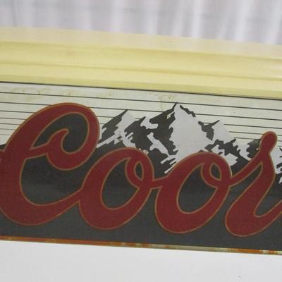 Vintage Hanging Coors Lighted Sign