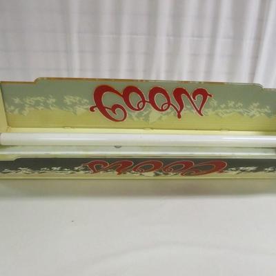 Vintage Hanging Coors Lighted Sign