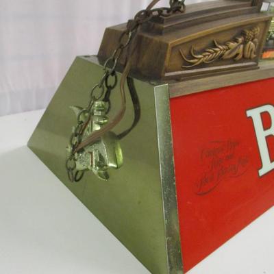 Vintage Budweiser Clydesdale Hanging Light