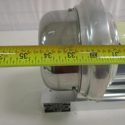 Vintage William Marvey Model 77 Lighted Barber Pole & Avon Bottle