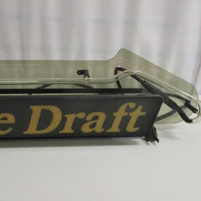 Lighted Miller Genuine Draft Bar Sign