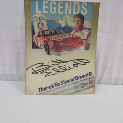 Bill Elliott Coors Legends Cardboard Poster