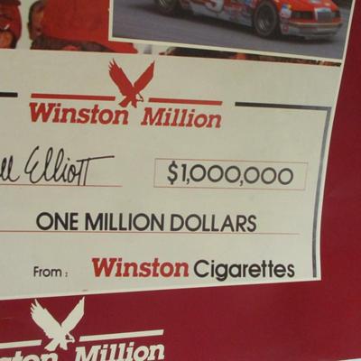 NASCAR Racing Collectible Winston Million Wall Decor