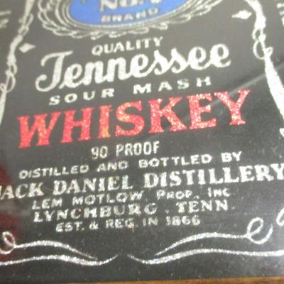 Jack Daniels Tennessee Whiskey Mirrored Bar Sign