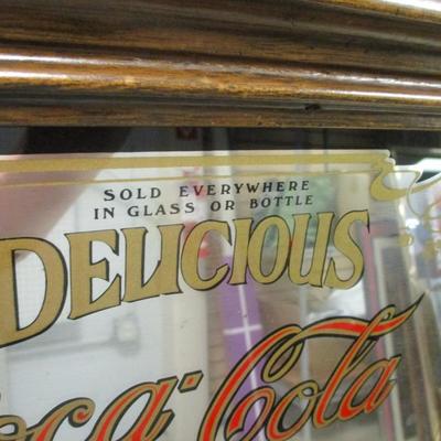 Delicious Coca-Cola Mirror Sign