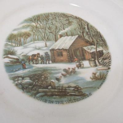 Harkerware USA Currier & Ives Decorative Display Plates